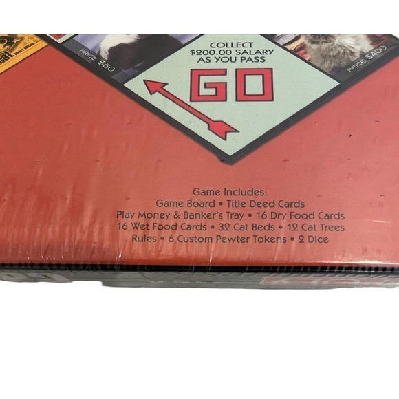 Monopoly Cat Lovers Edition 2007 Hasbro Parker Brothers‎ Board Game • New Sealed - Picture 6 of 6